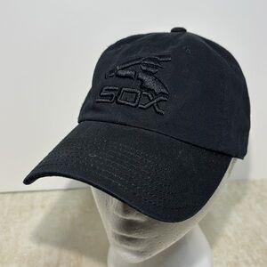 Black Chicago White Sox Cooperstown Collection Buckle Back Baseball Hat